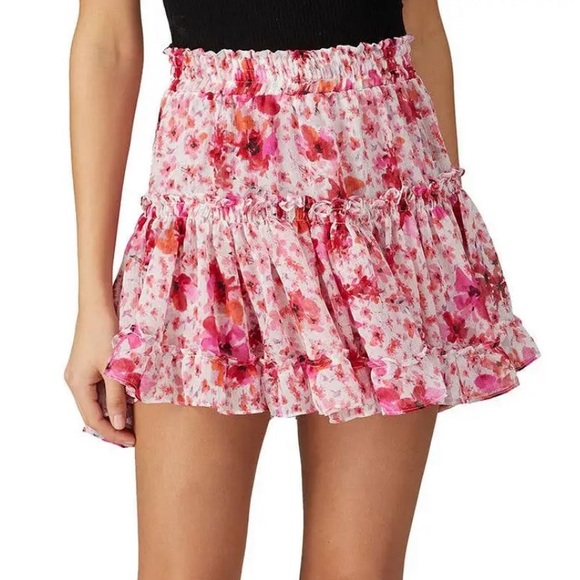 Misa Los Angeles Marion Ruffle Skirt Size M in excellent...